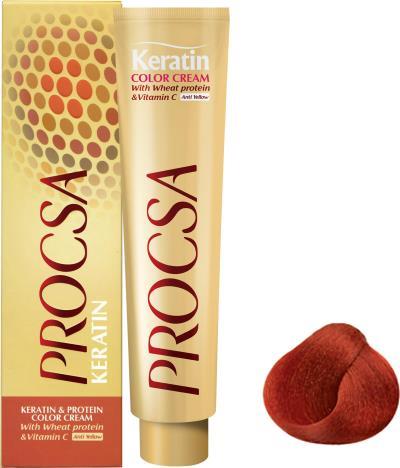 رنگ مو پروکسا بلوند قرمز مسی آتشی کد 6/88 