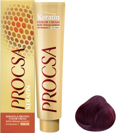 رنگ مو پروکسا  بادمجانی  7/7